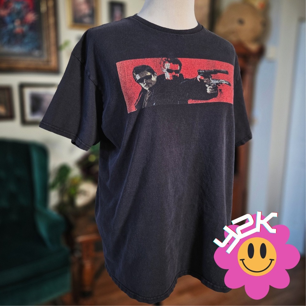 Boondock Saints Vintage Shirt Y2K 2000s Movie Faded Black Distressed Size L